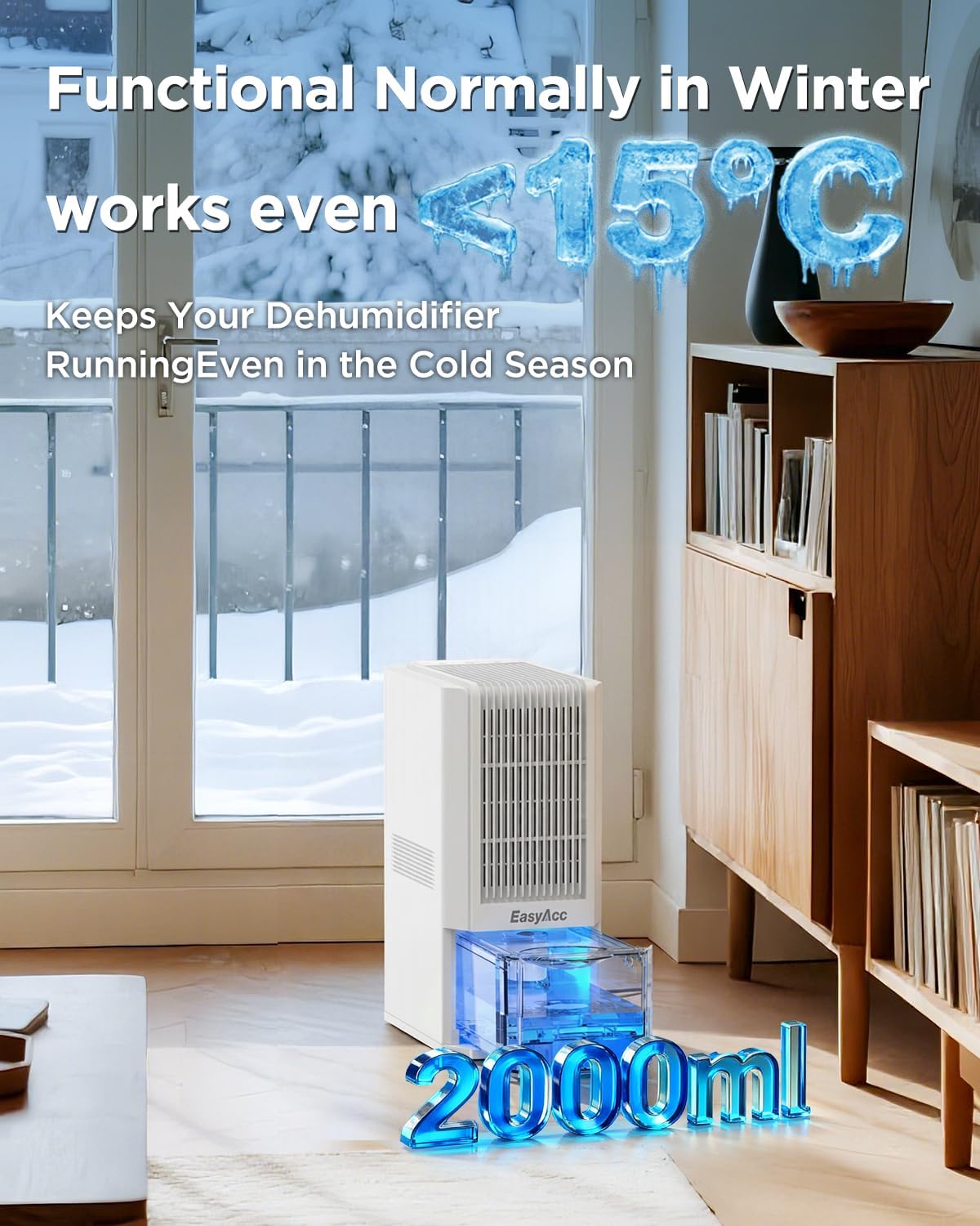 EasyAcc® Q22 Bathroom Dehumidifier - Image 3